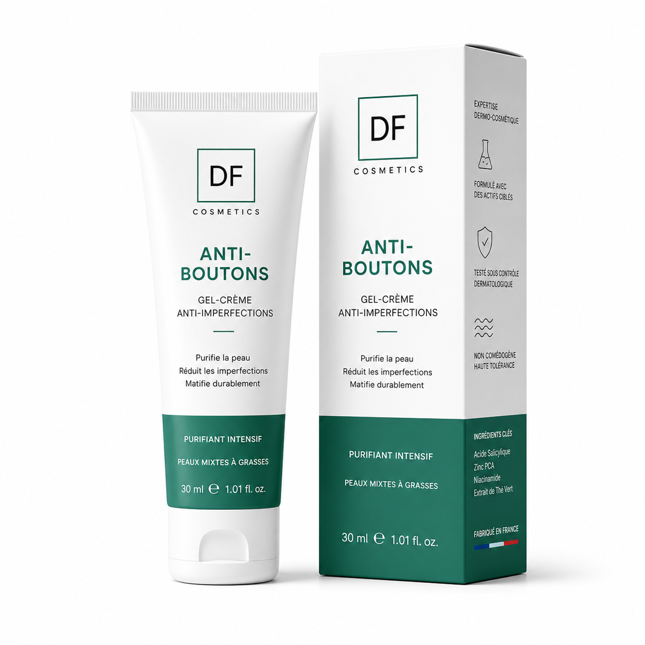 DF Soin Anti-Bouton Gel-Crème