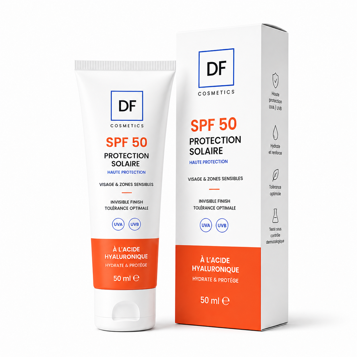 DF Soin Solaire Crème SPF 50